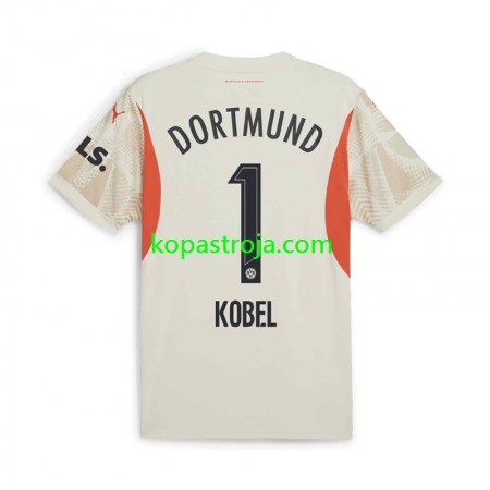 Billiga Fotbollströjor Borussia Dortmund Gregor Kobel 1 Målvakt Hemma tröja 2024/25 Kortärmad